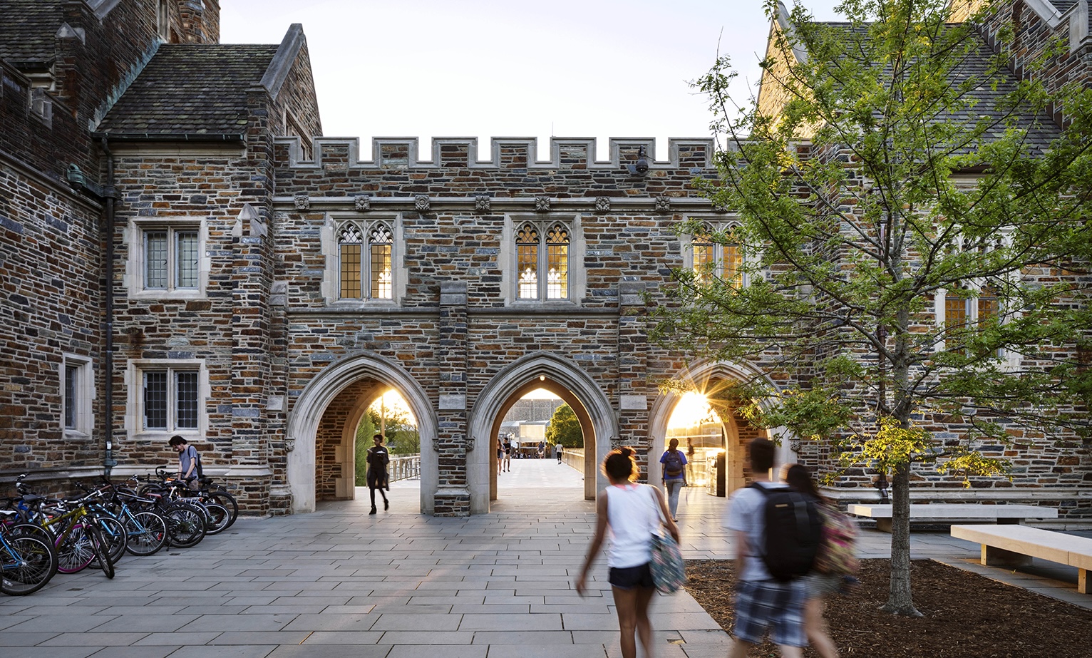 Duke University Campus at Evening