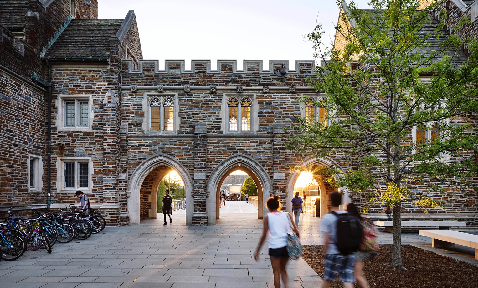 Duke students collaborating on venture projects